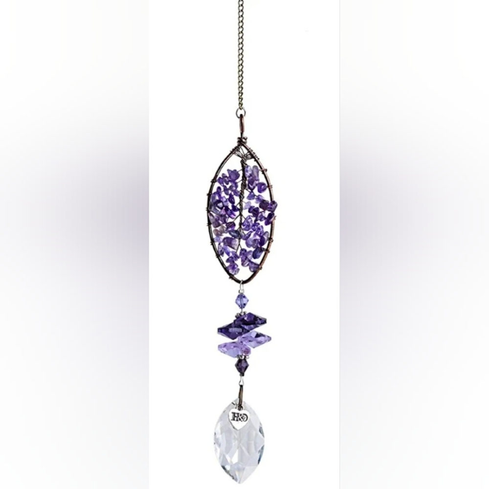 Amethyst suncatchers